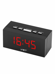 VST 772-1 Красные часы настольные (без блока)